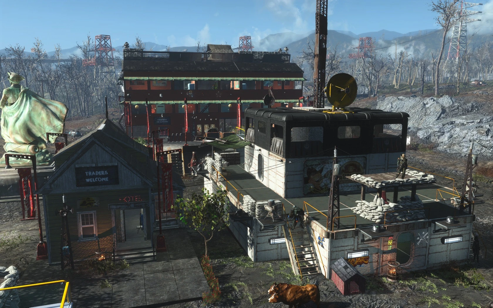Fallout 4 ресторан старлайт на карте фото 22