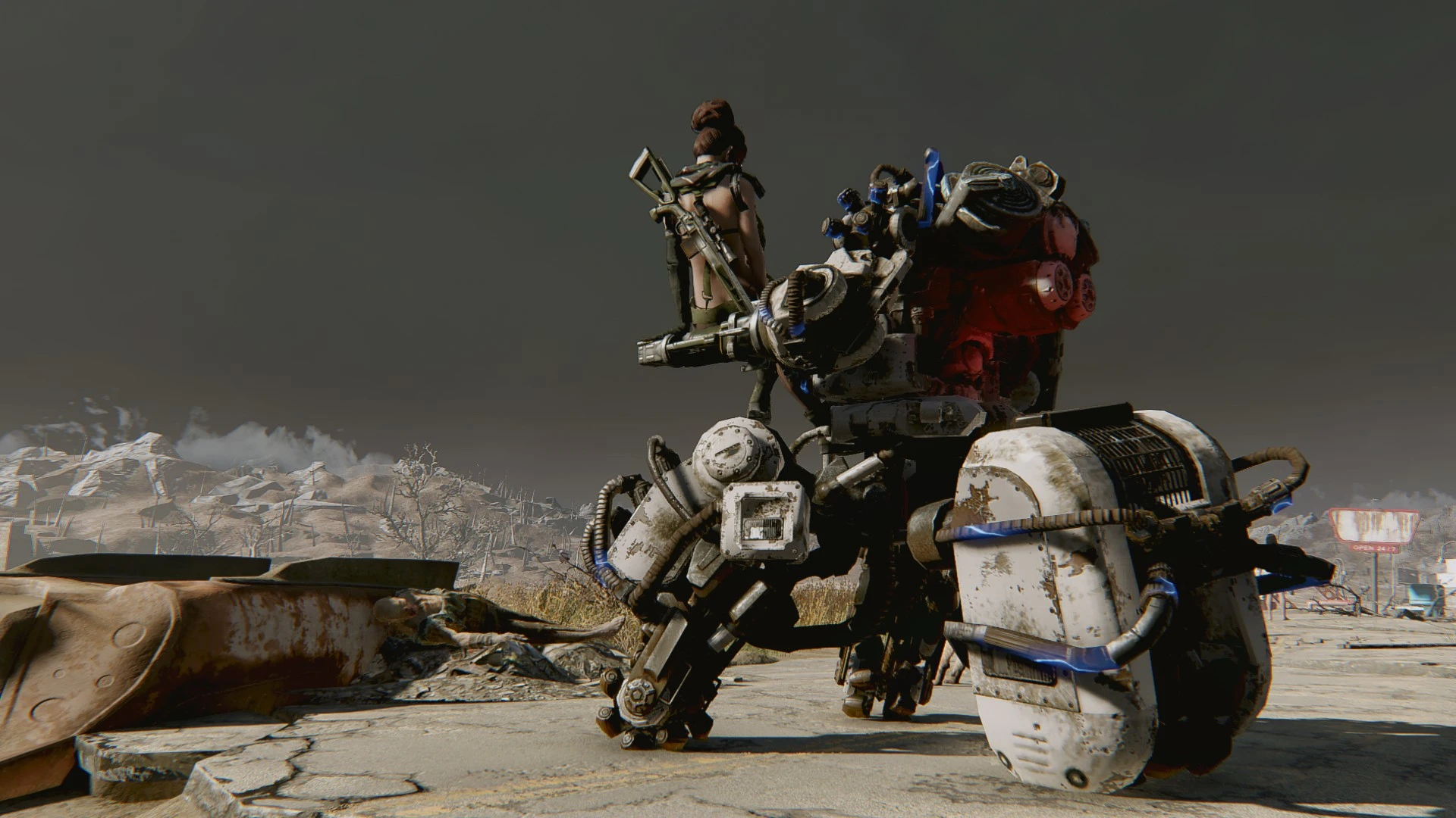 Girl And Her Robot At Fallout 4 Nexus Mods And Community