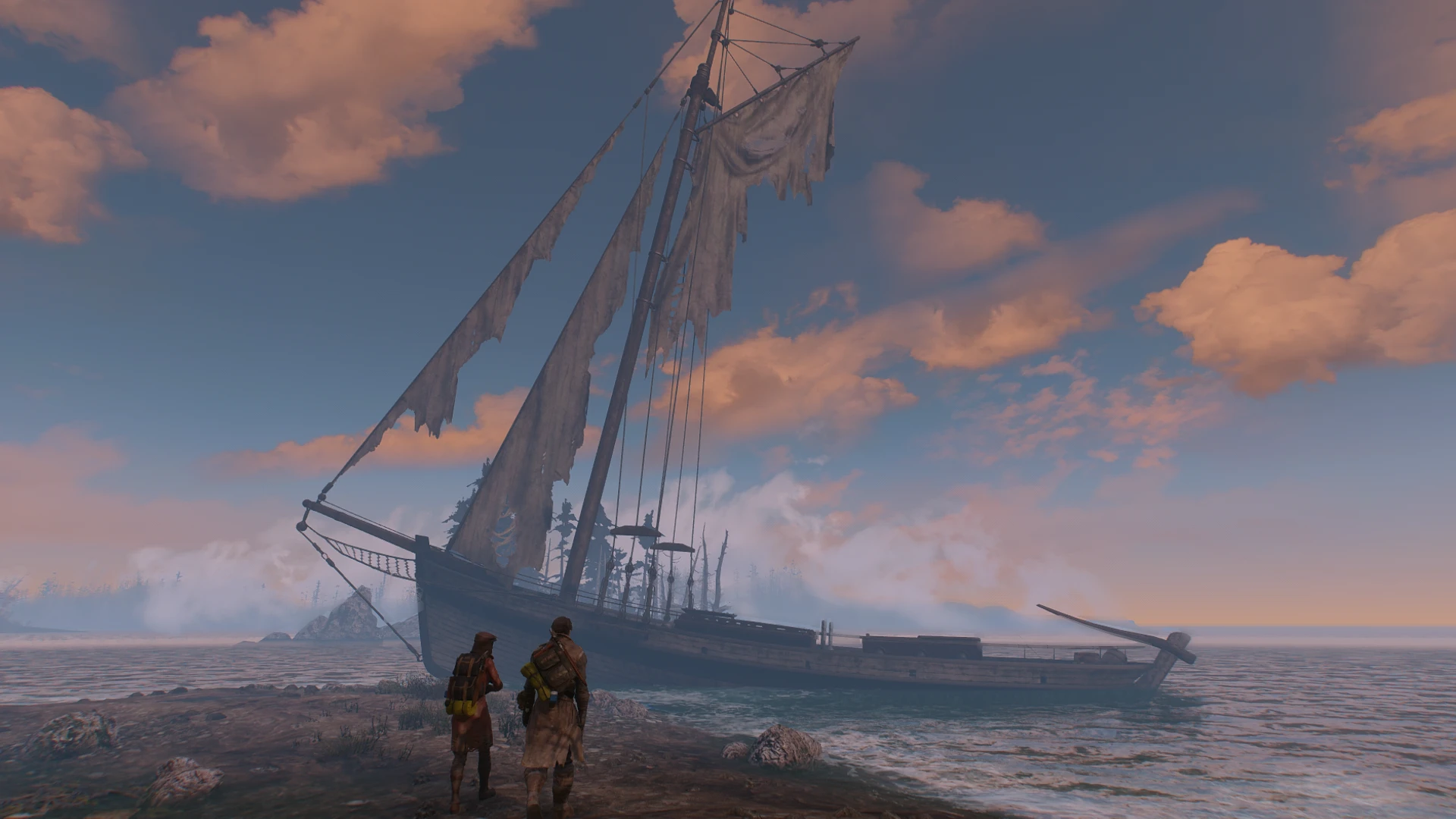 Fallout 4 разрушенный корабль клокот фото 44