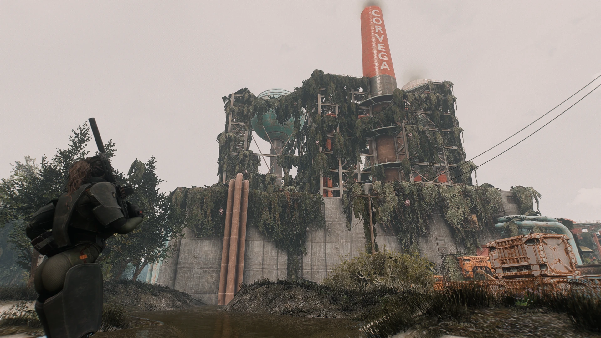 fallout 4 another green mod and overgrowth
