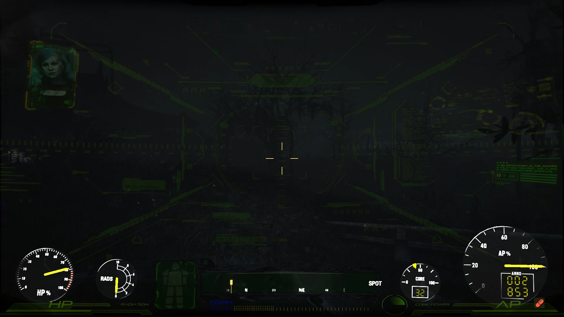 Custom Sci Fi power armor HUD with AI Custom Sci Fi power armor HUD with AI
