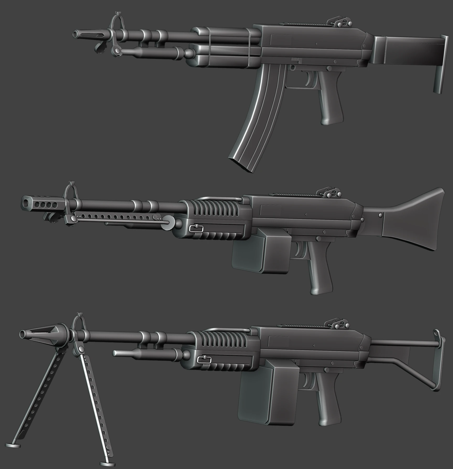 Vegas Light Machine Gun WIP at Fallout 4 Nexus Mods community