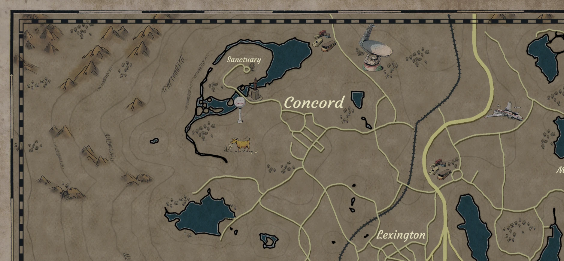 Progress of the map more detail at Fallout 4 Nexus - Mods and community