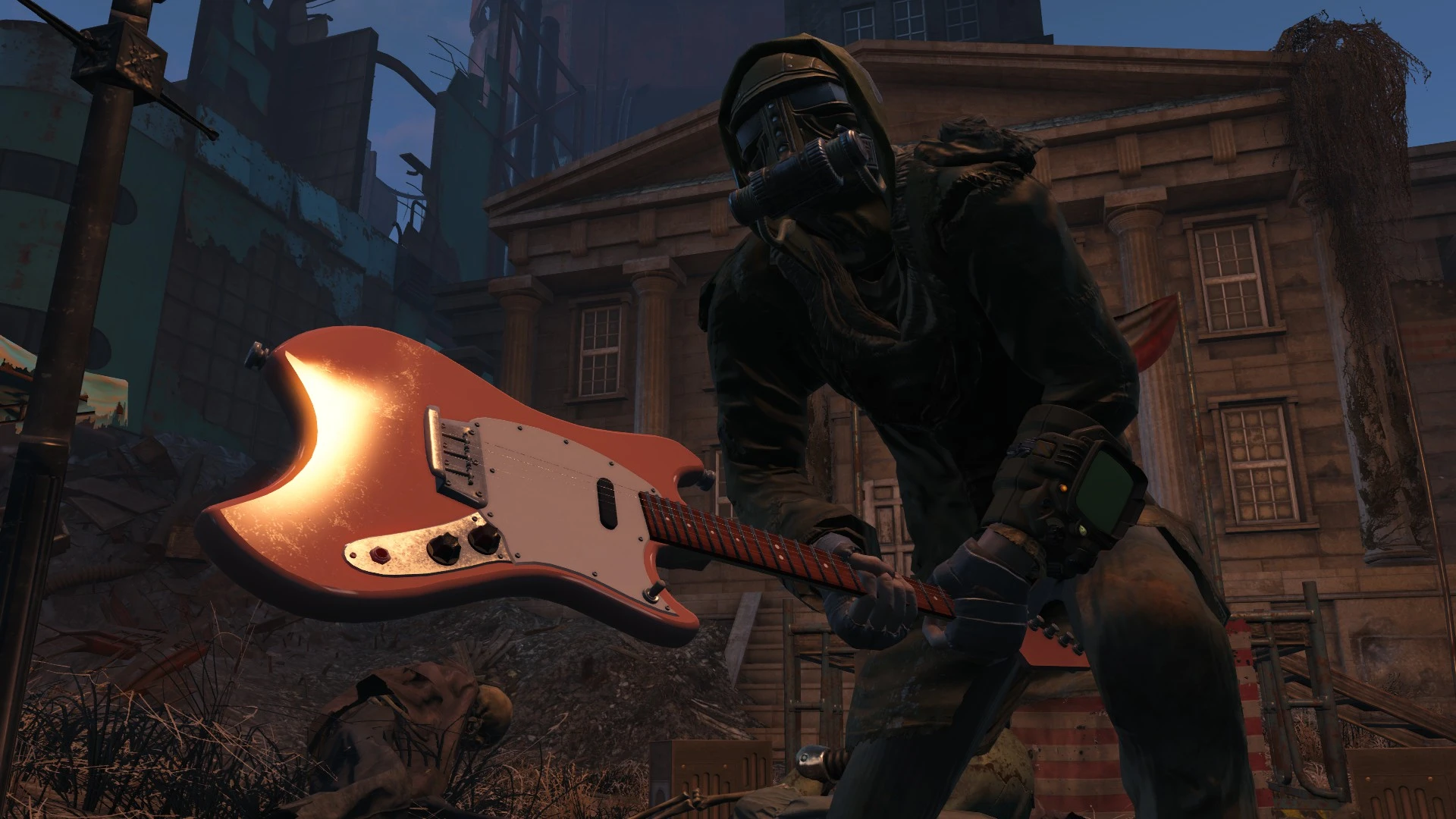 Fallout4 MOD WIP MeleeGuitarCollection Version1_6 Fender Swinger at Fallout 4 Nexus