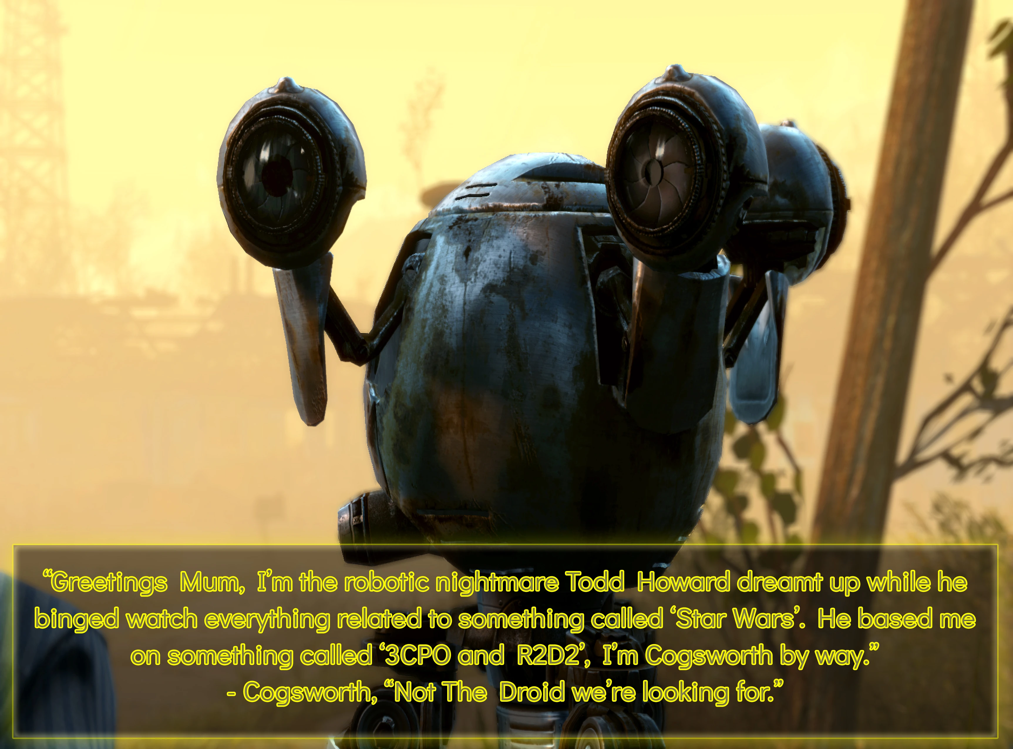 Look Kids Its Cogsworth at Fallout 4 Nexus - Mods and community