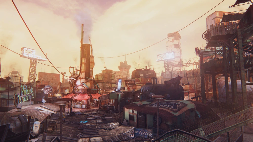 Diamond City Evening at Fallout 4 Nexus - Mods and community