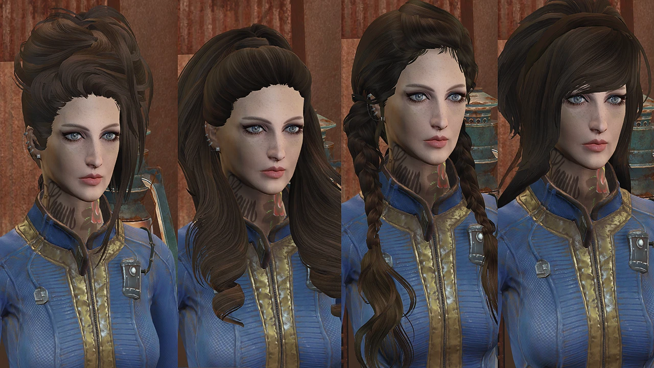 Fallout 4 прически commonwealth cuts ks hairdos