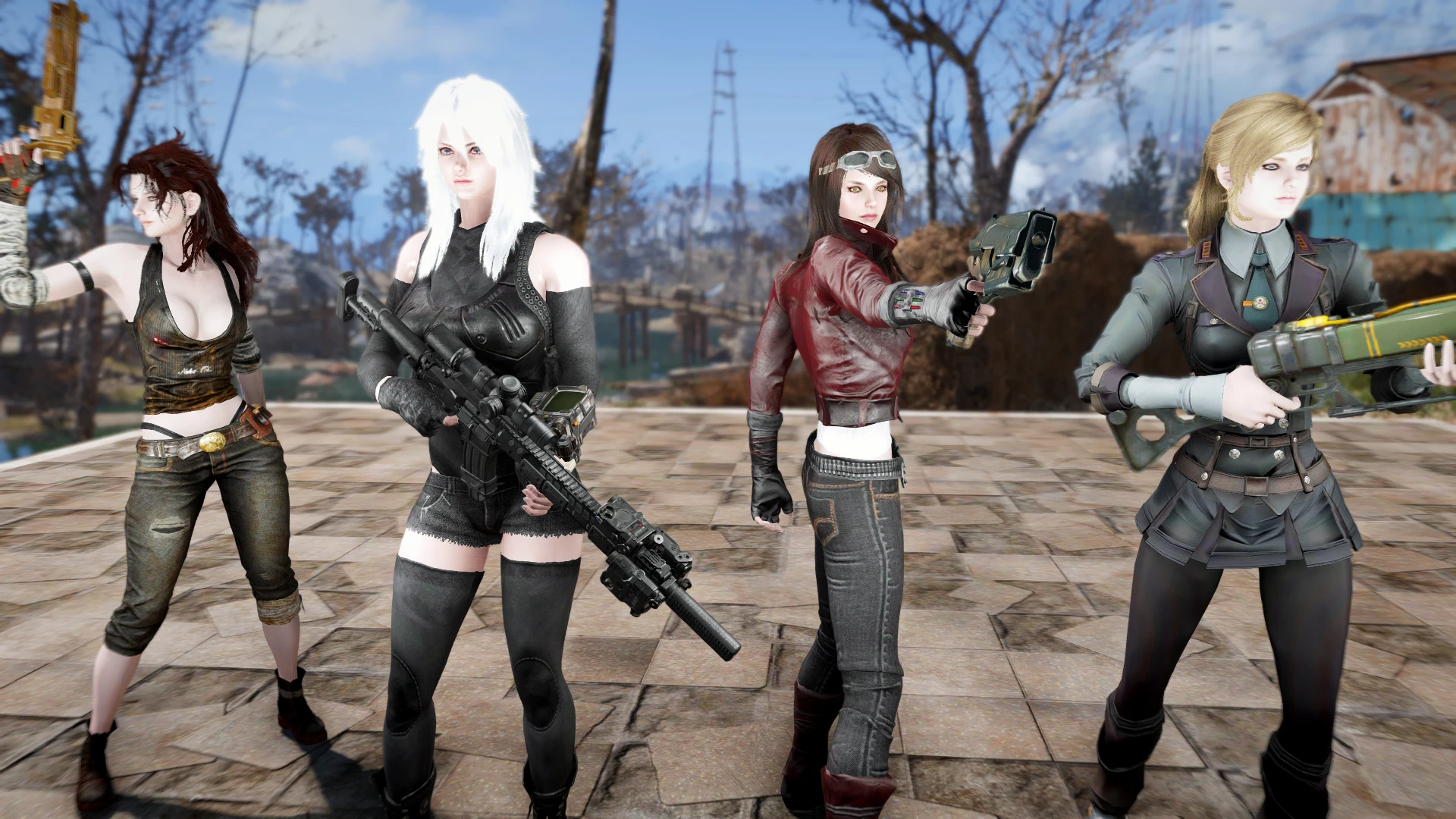 Commemorative Screenshots Of All Female Companions At Fallout 4 Nexus ...