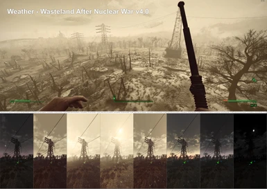 Preview on the Work in progress v4 of Weather - Wasteland After Nuclear War