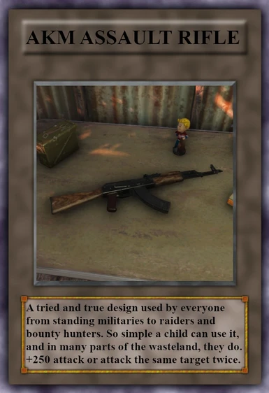 Fallout Trading Card 40 Redux