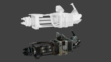 Flipdark's WIP Weapons - LM-76 Gatling Laser from FO3 and FNV