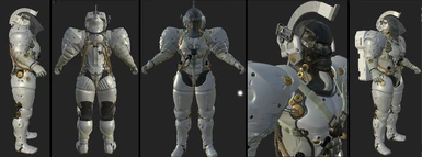 Ludens Suit Textures Wip