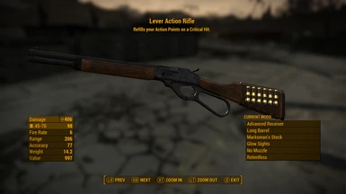 lever action rifle fallout 3