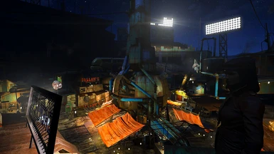 Nightfall in Diamond City with Someone Special