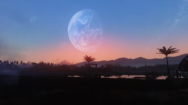 The Moon rising