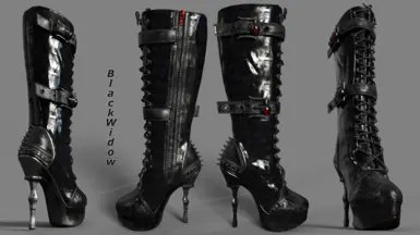 Blackwidow Boots A Original Outfit at Fallout 4 Nexus - Mods and community