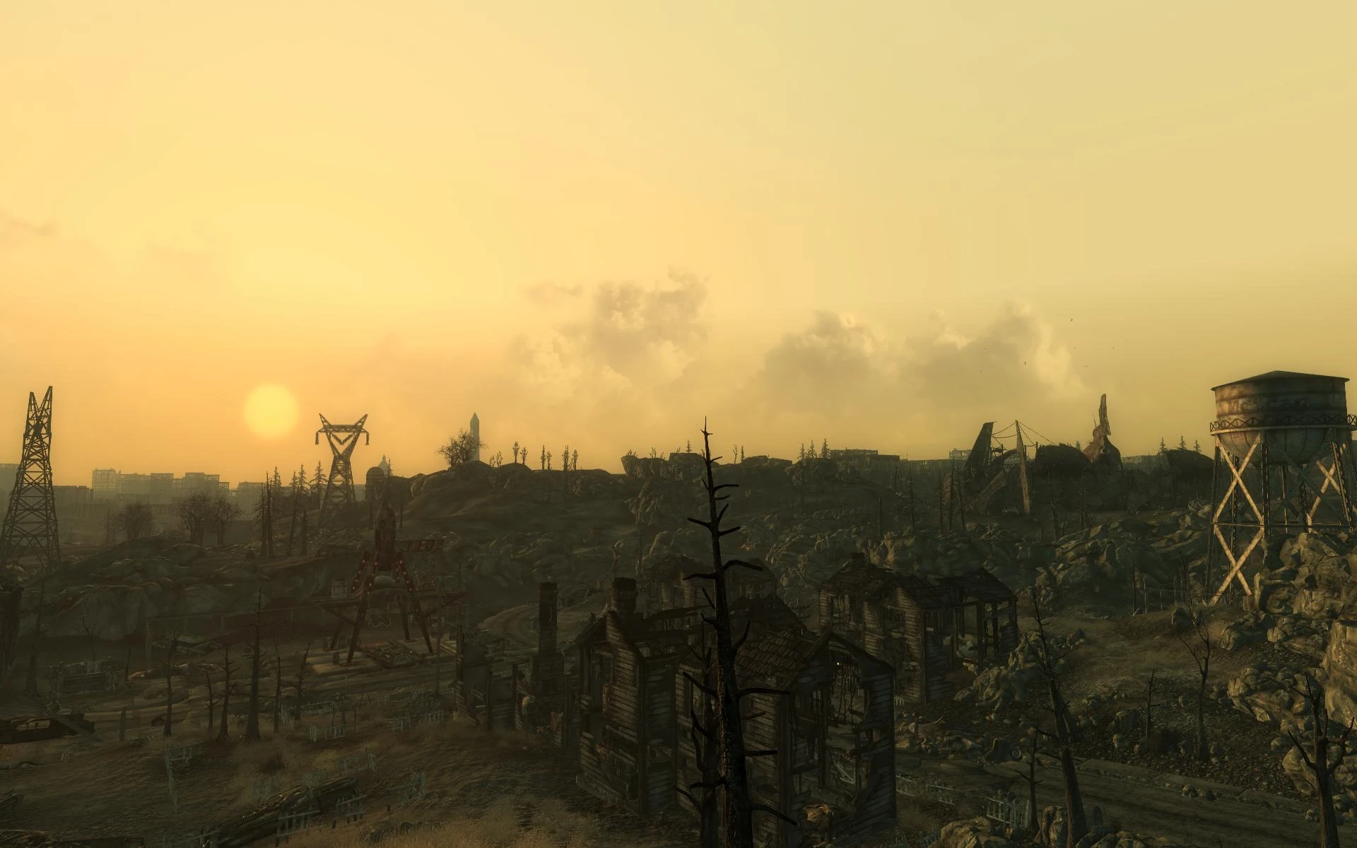 Sun rises on Ruins at Fallout 3 Nexus - Mods and community