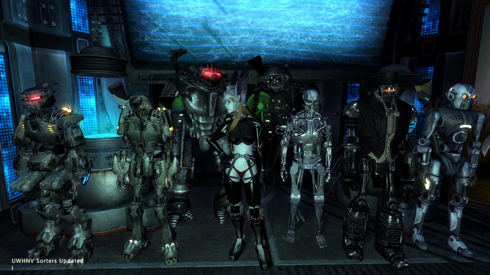 Thats a lot of Supercool robots at Fallout New Vegas - mods and community