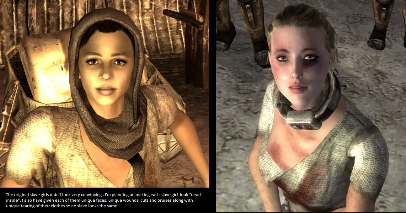 The 2nd slave girl redesigned at Fallout New Vegas - mods and community