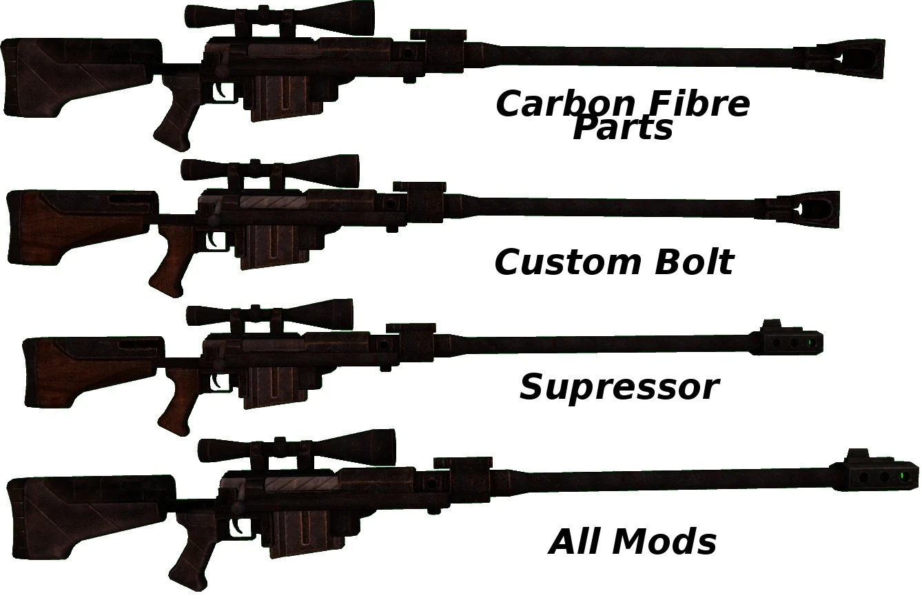 fallout new vegas unique anti material rifle