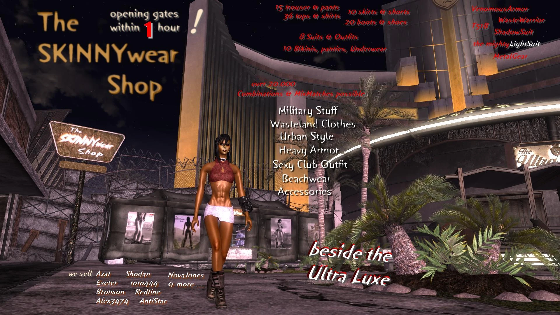 The SKINNYwear Shop at Fallout New Vegas - mods and community