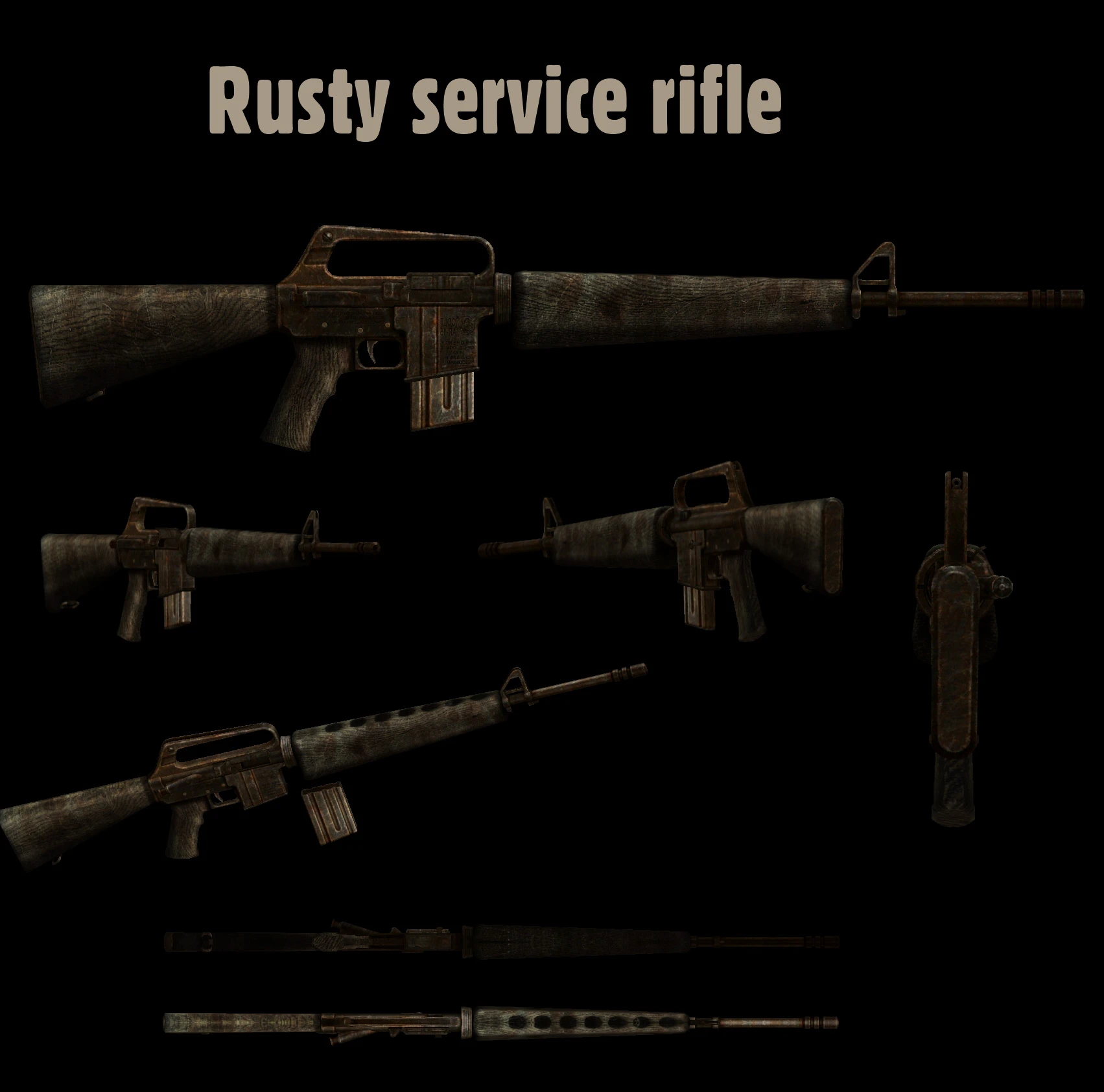 Service rifle fallout 4 фото 75