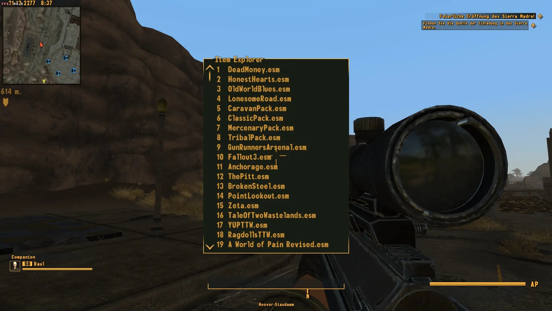 Mod categories at Fallout New Vegas - mods and community