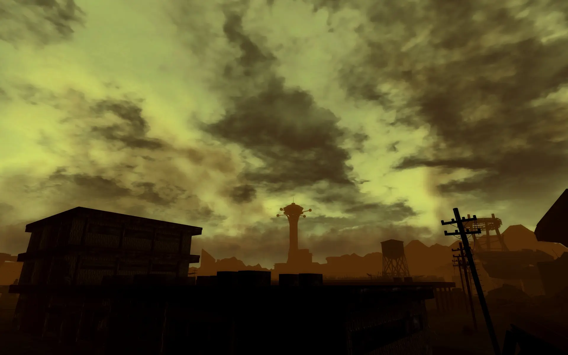 Las Vegas Skyline at Fallout New Vegas