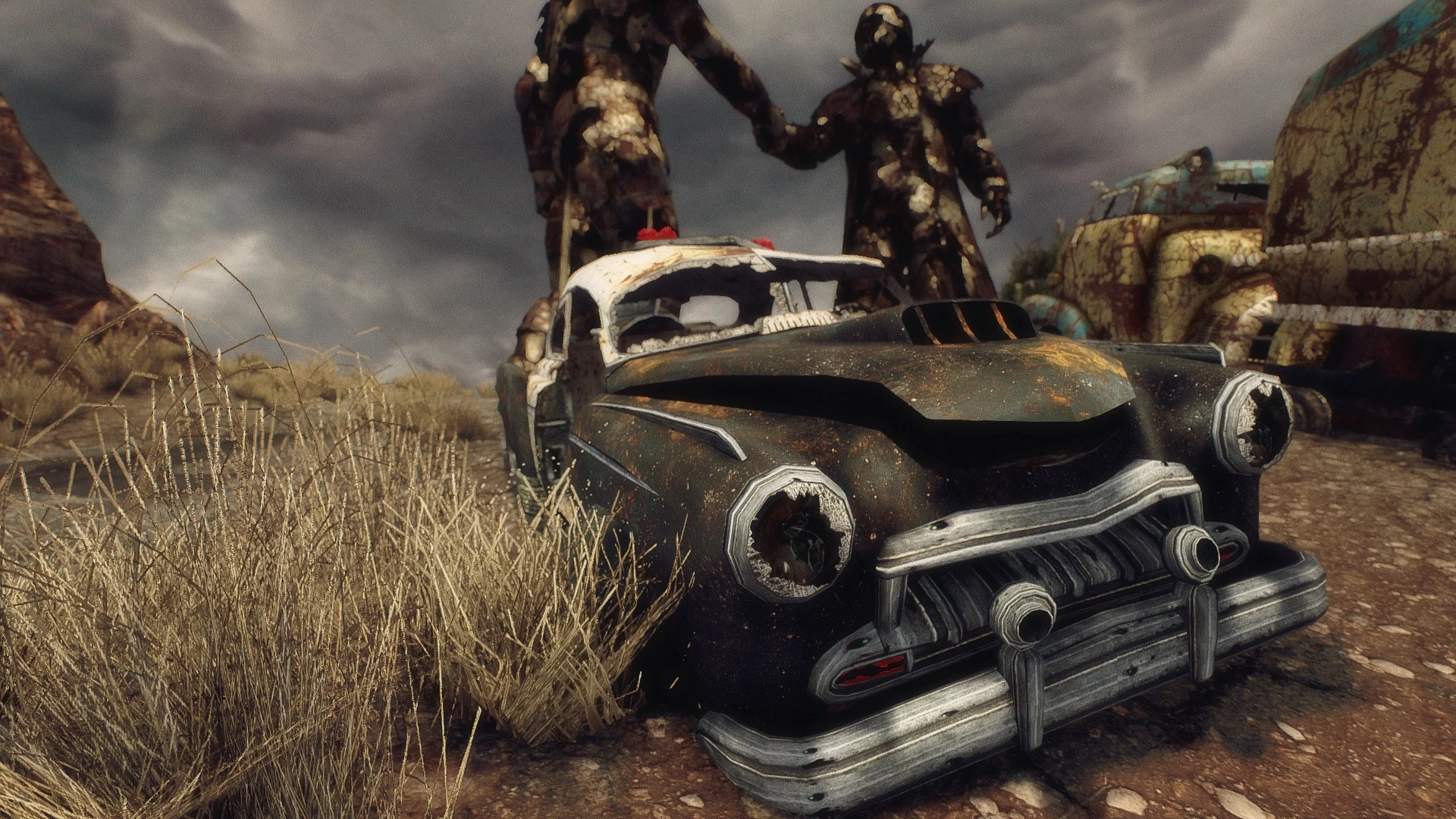 Fallout 4 police car фото 4