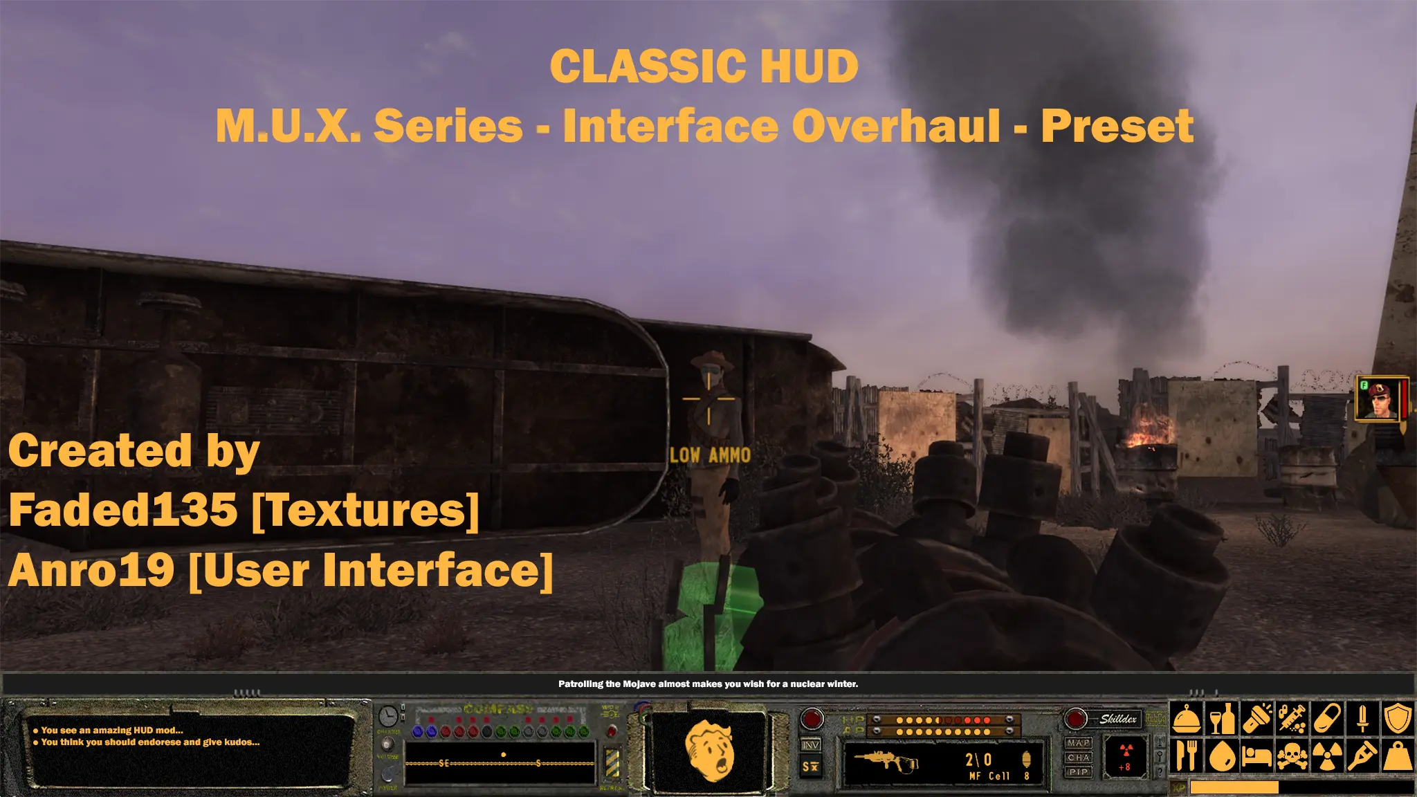 HUD Like Fallout 4 (NV) at Fallout New Vegas - mods and community