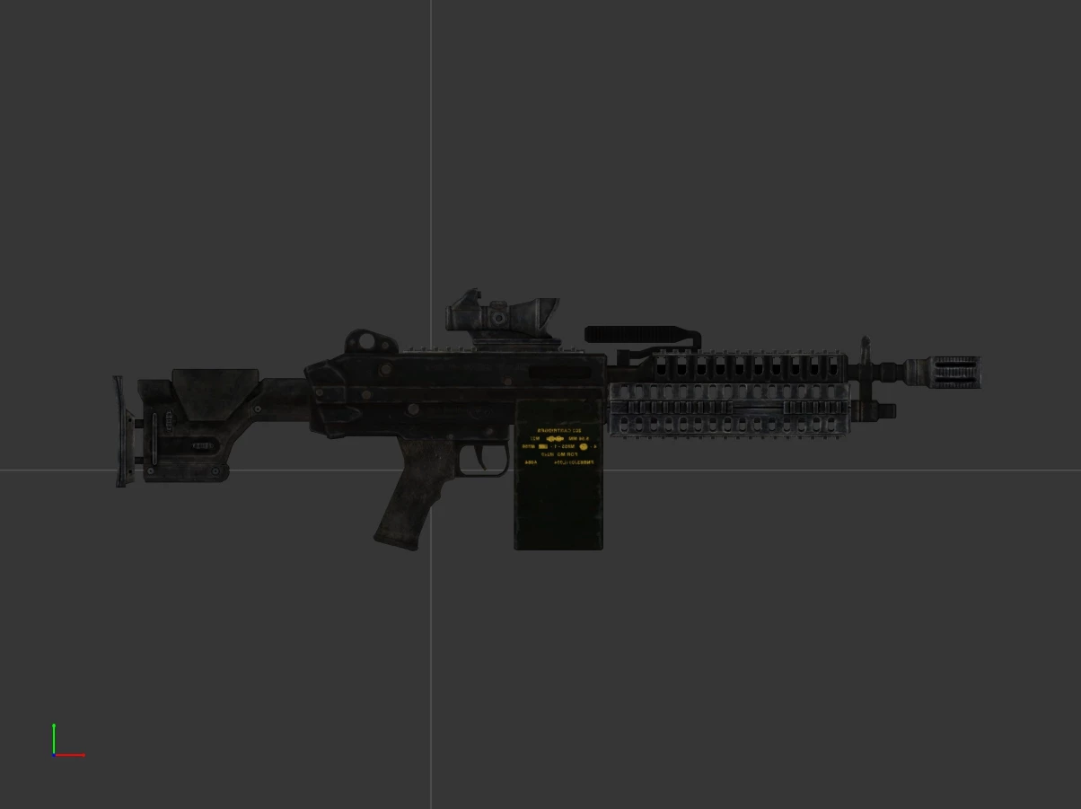 new vegas light machine gun