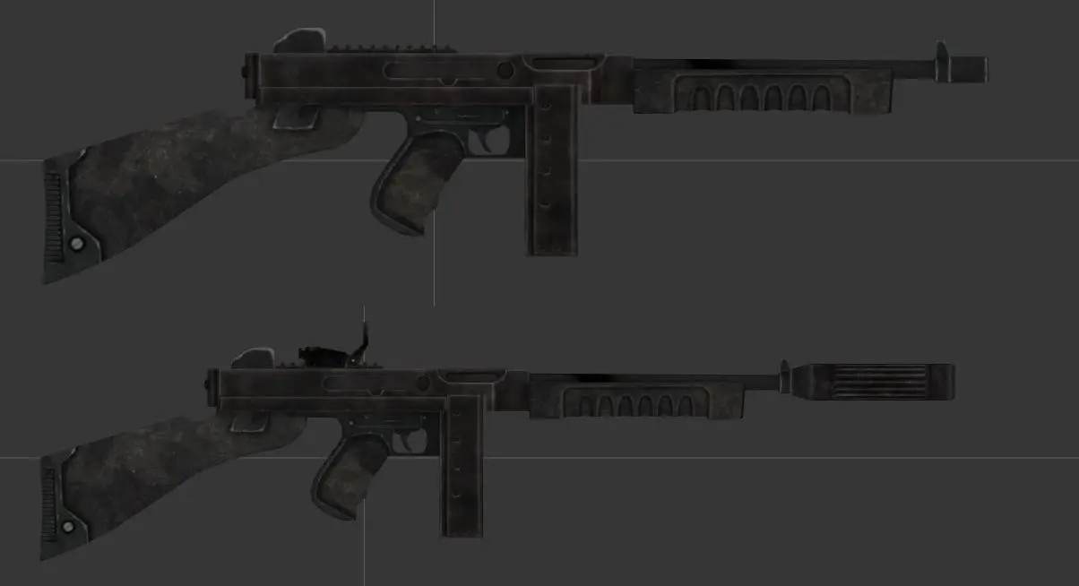 Tactical Thompson SMG at Fallout New Vegas - mods and community