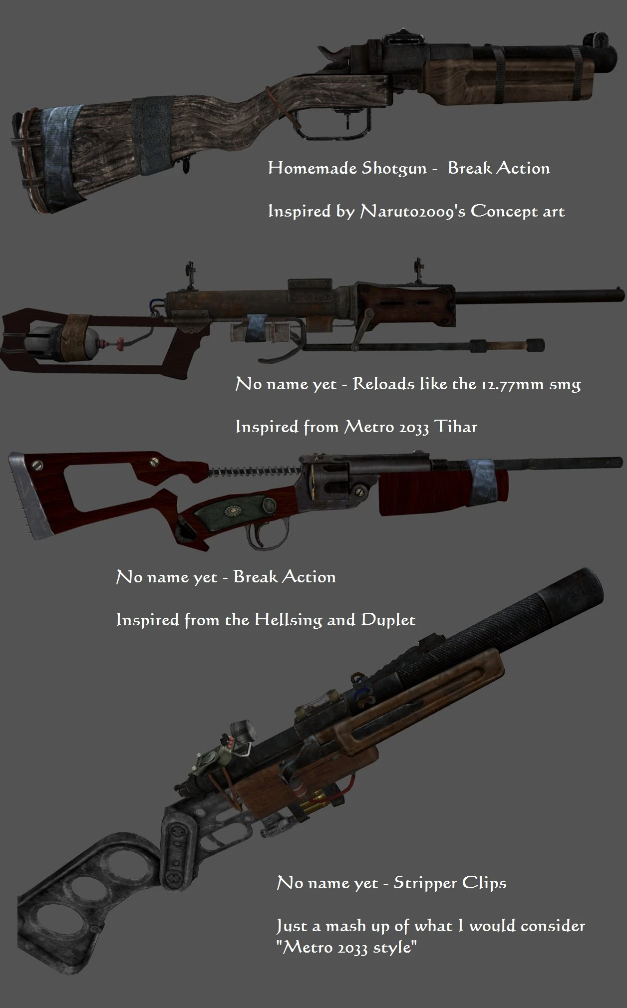 Metro Inspired Guns at Fallout New Vegas - mods and community