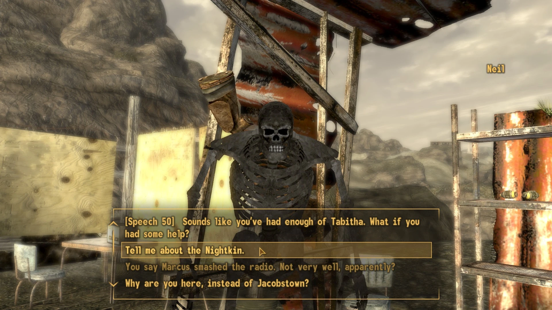 Skeleton Neil at Fallout New Vegas - mods and community