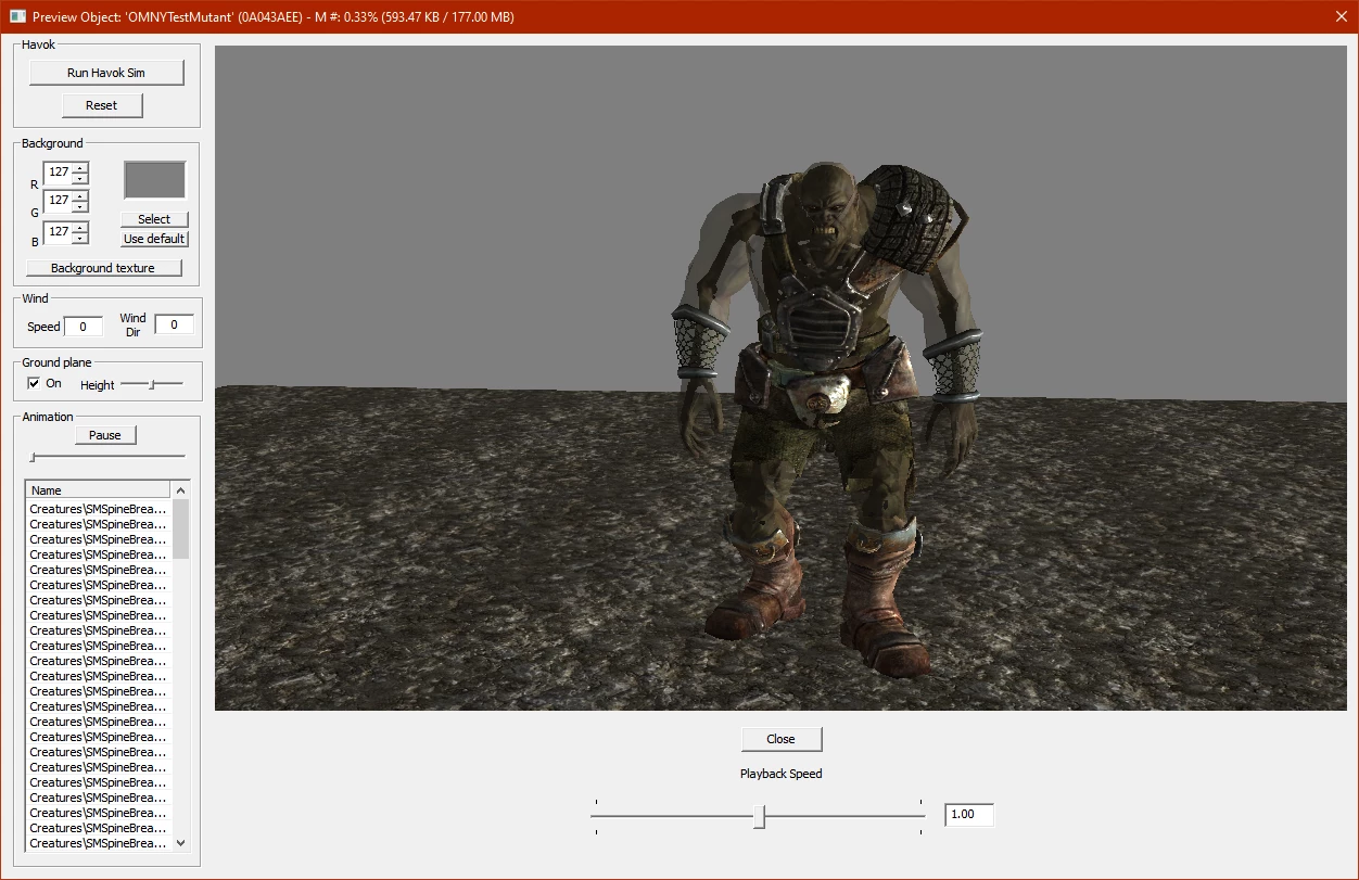 Scrapped Super Mutant Skeletonizer Test Scrapped Super Mutant Skeletonizer Test