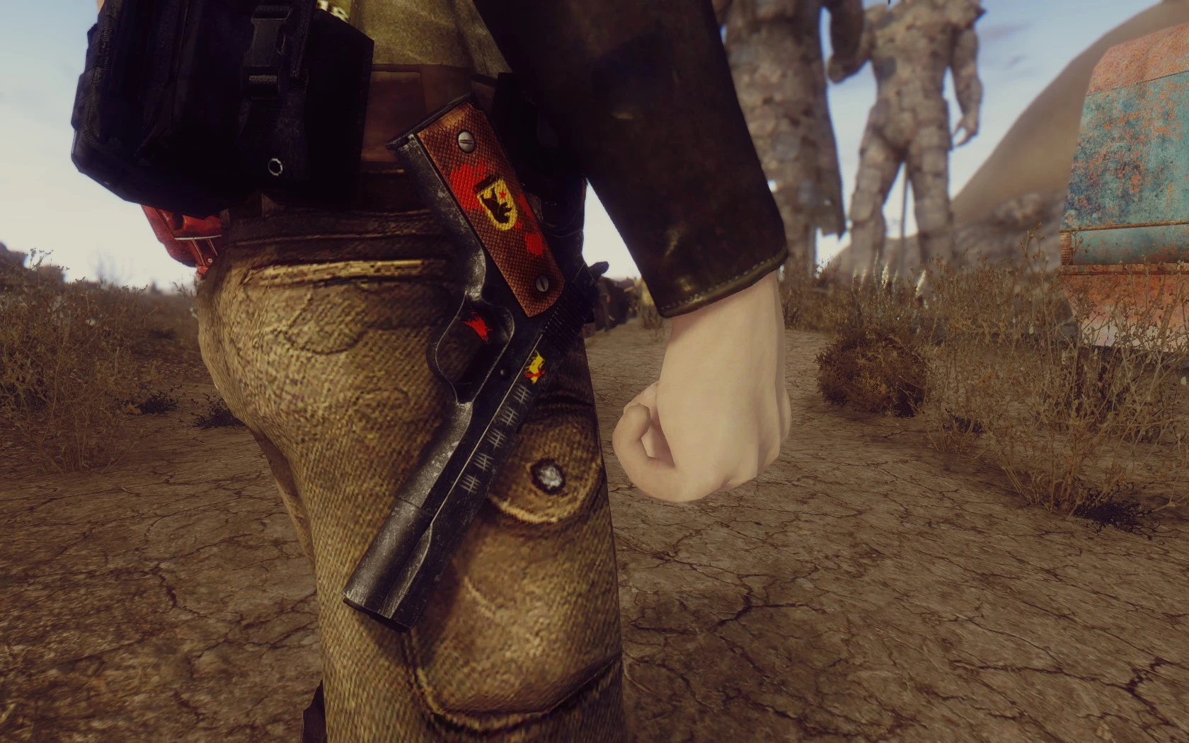 Fallout 4 holster weapon. Прицел Нью Вегас. Tactical female New Vegas.