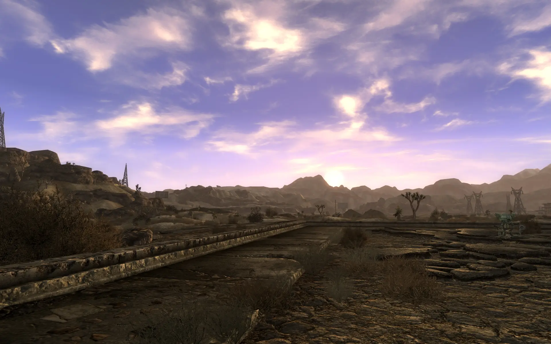 Sunset at Fallout New Vegas - mods and community