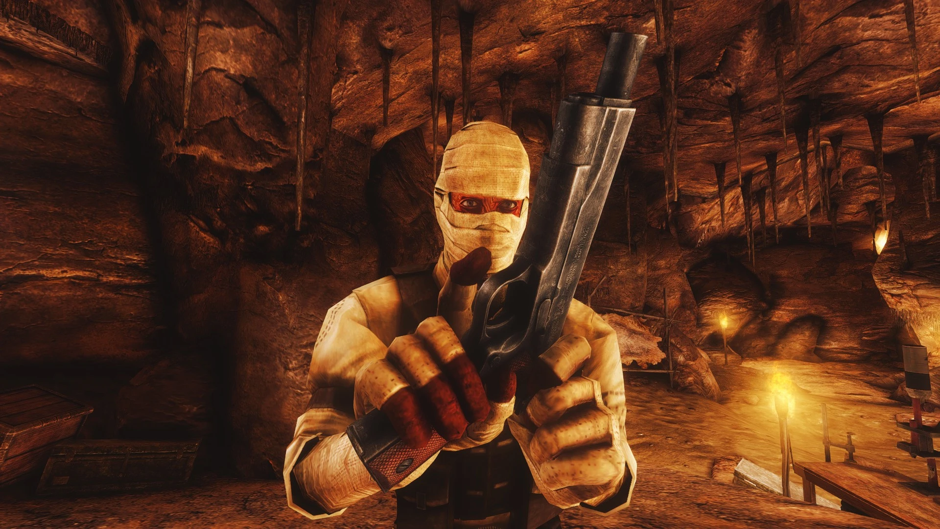 Joshua Graham loves his 45 at Fallout New Vegas - mods and community