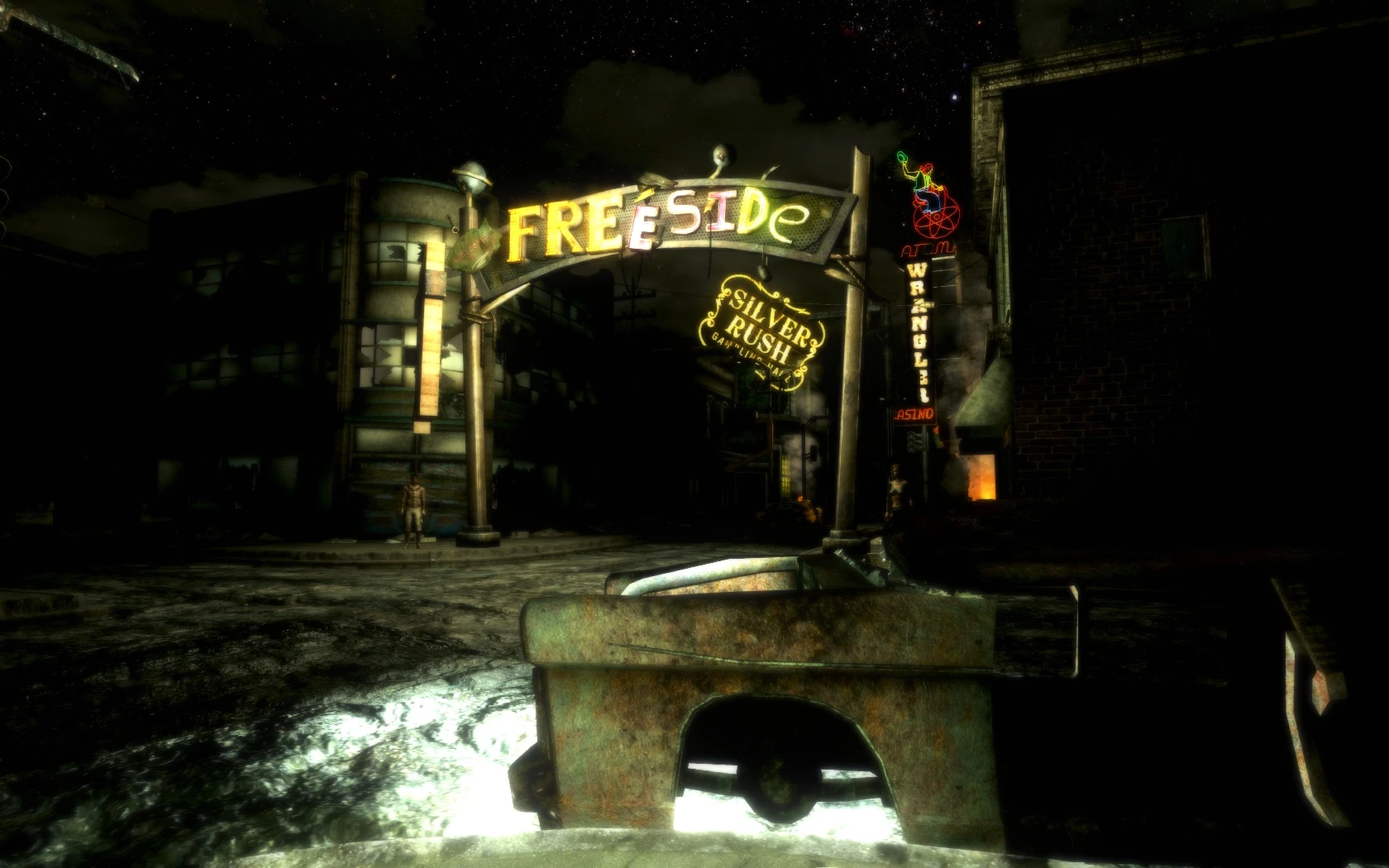 Freeside At Night At Fallout New Vegas Mods And Community 0148