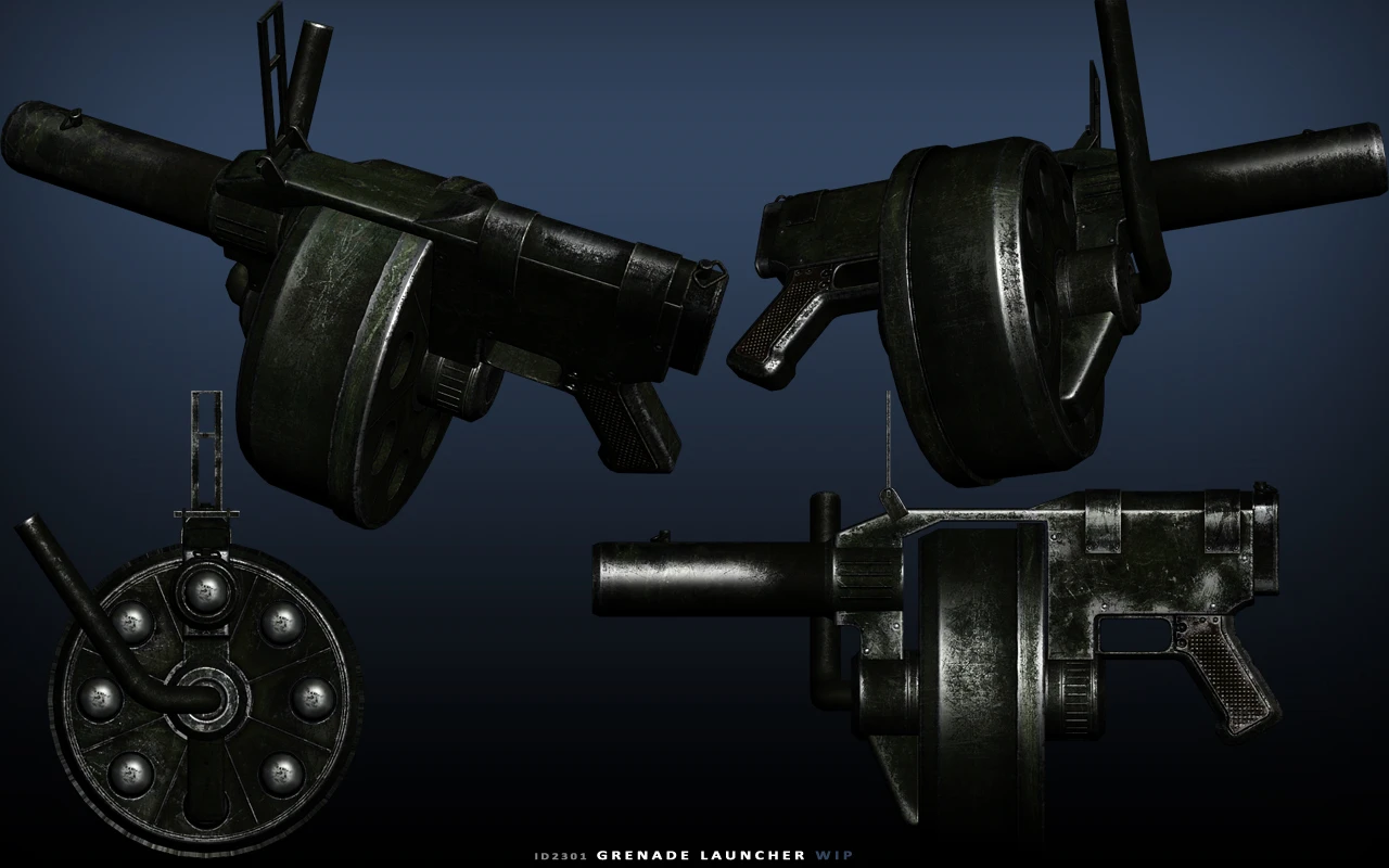 fallout 4 grenade machine gun