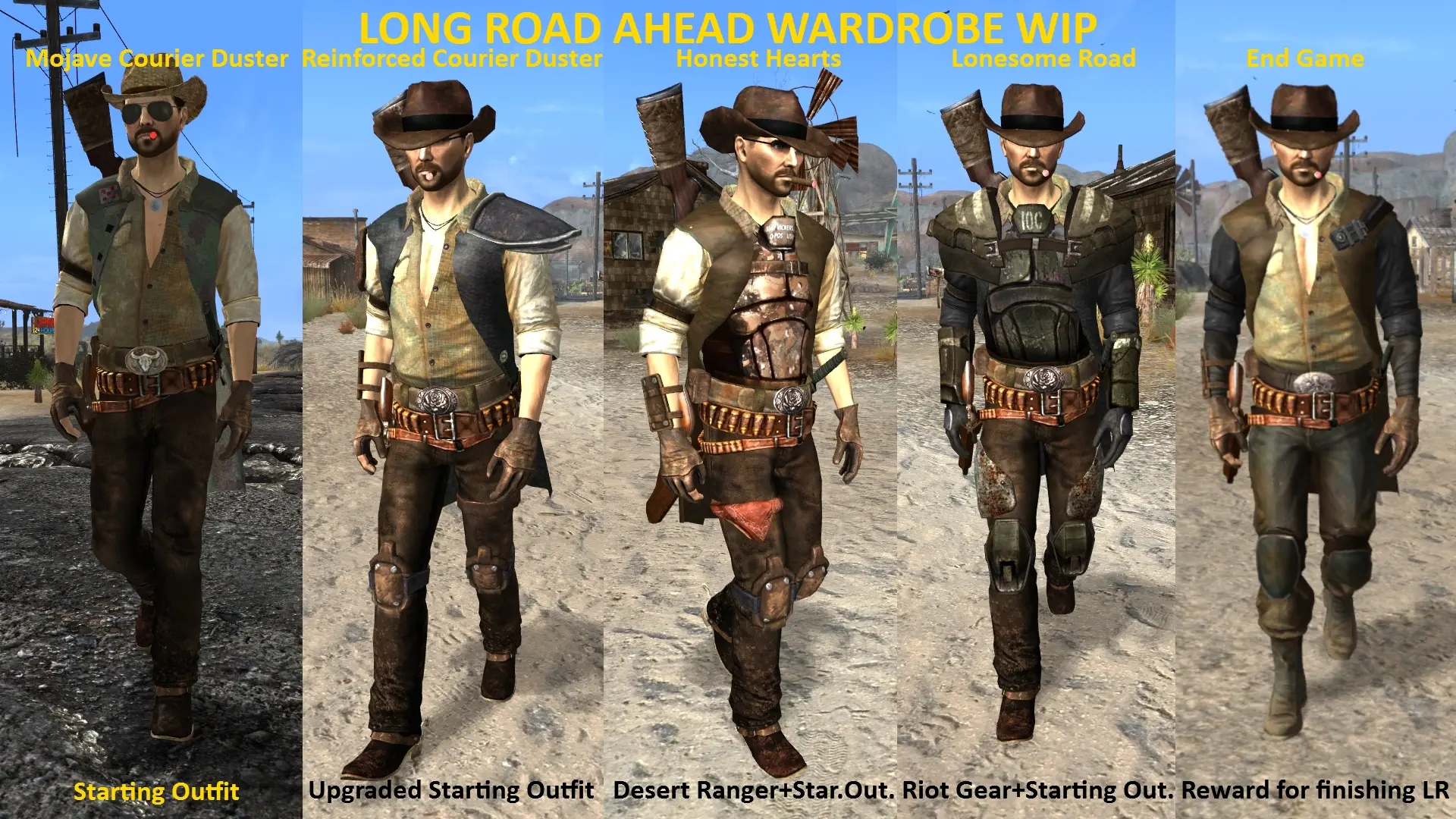 The Courier at Fallout New Vegas - mods and community