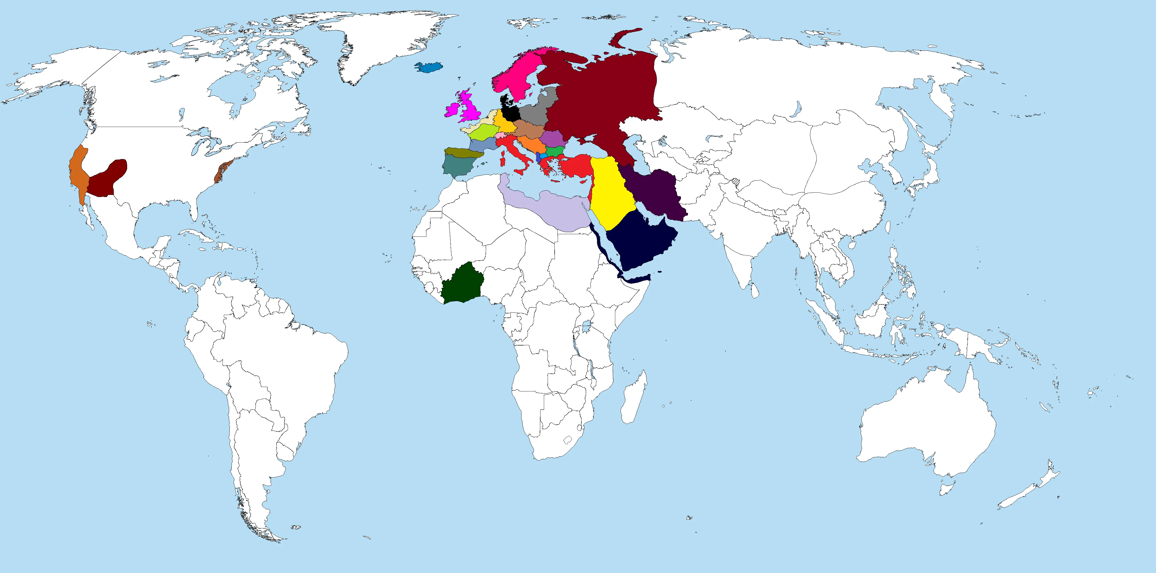 Tsc Map Known Polities Of The World At Fallout New Vegas Mods And Community