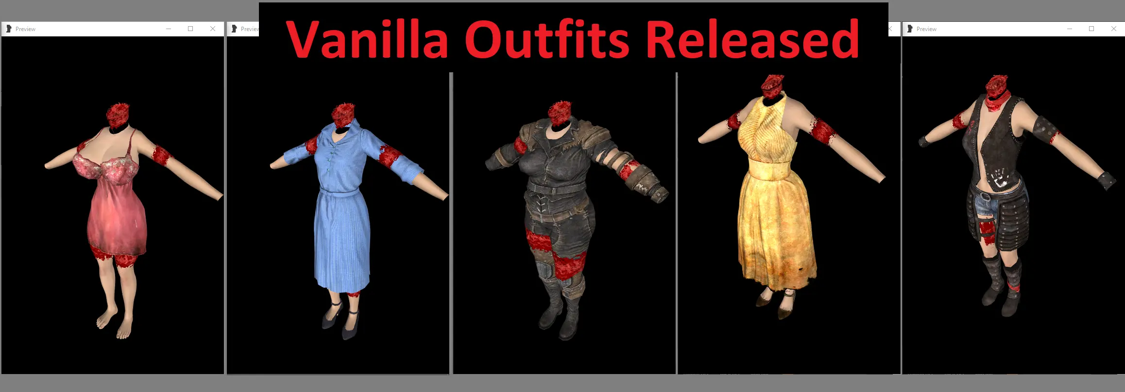 Type CBBE Bodyslide Vanilla Outfits at Fallout New Vegas - mods and