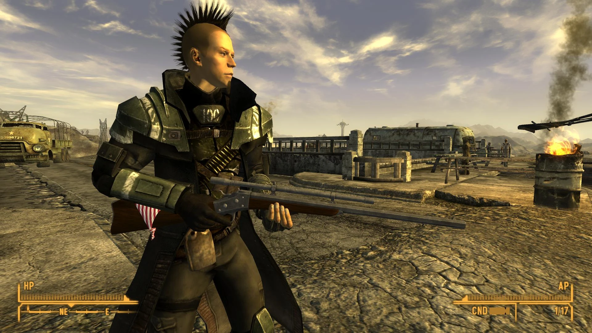 Remington Rolling Block for FNV- In-game test - 1 at Fallout New Vegas.