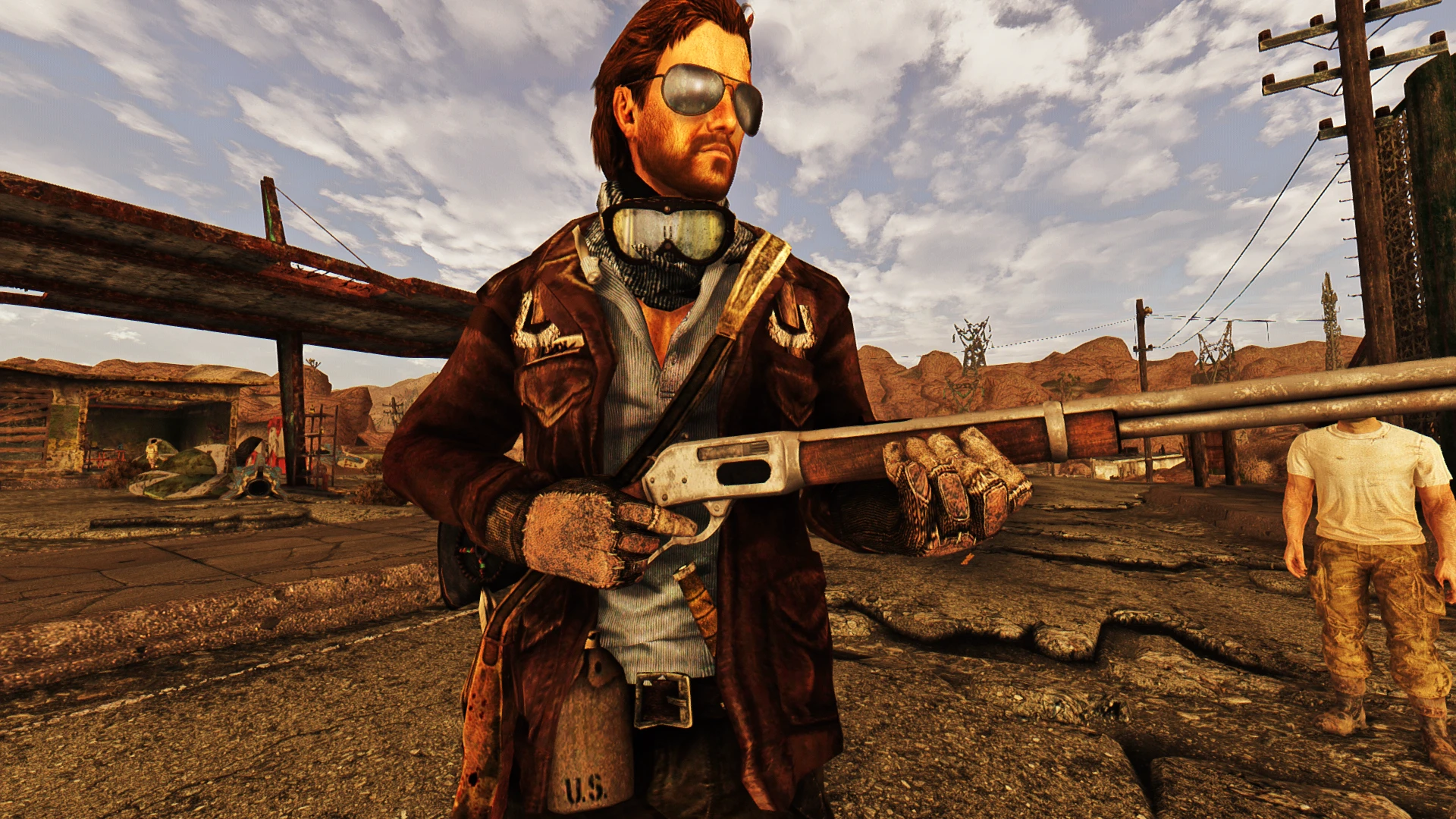 The Courier at Fallout New Vegas - mods and community