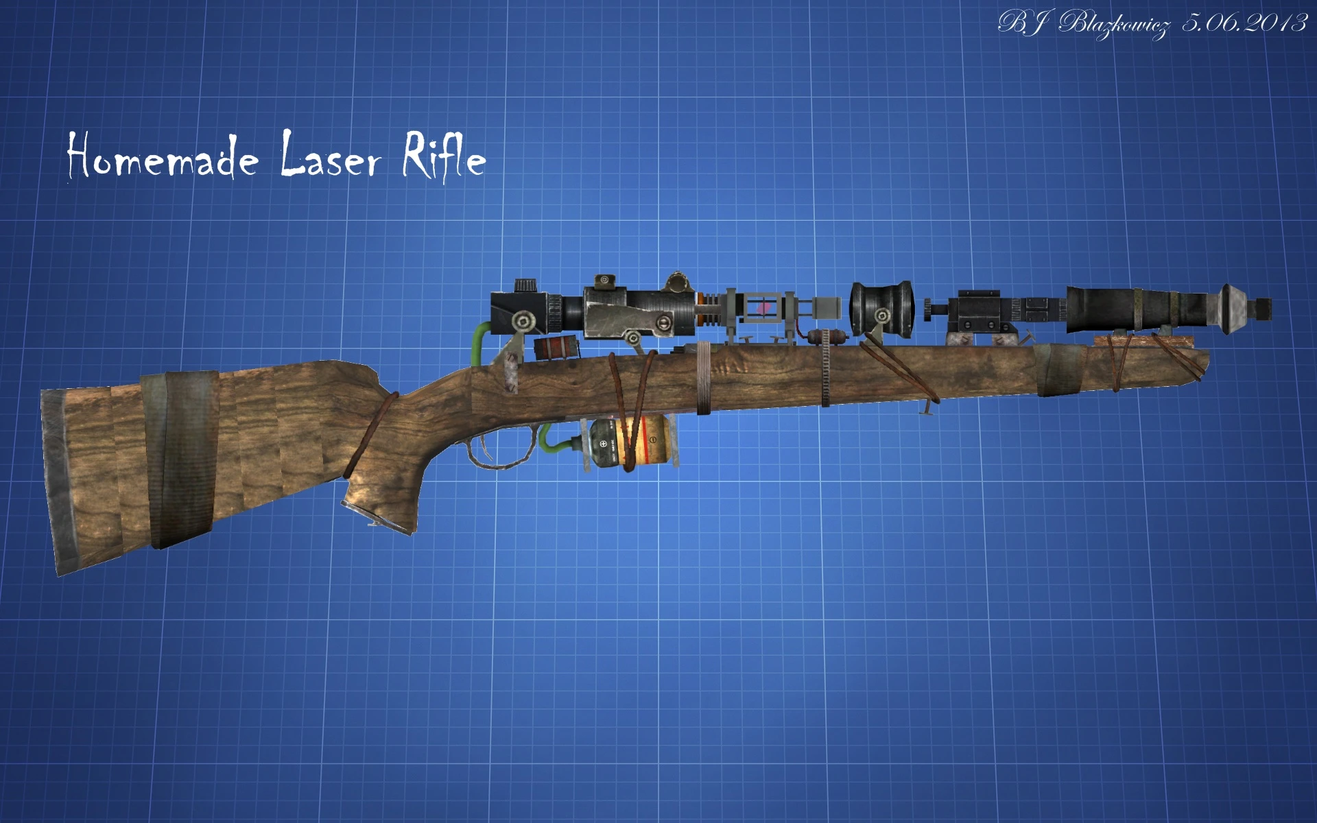 fallout new vegas laser rifle mods