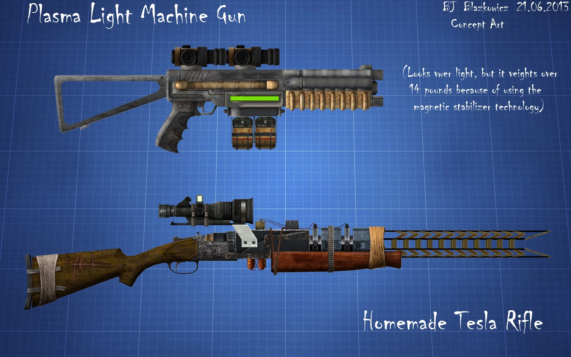 light machine gun fallout new vegas