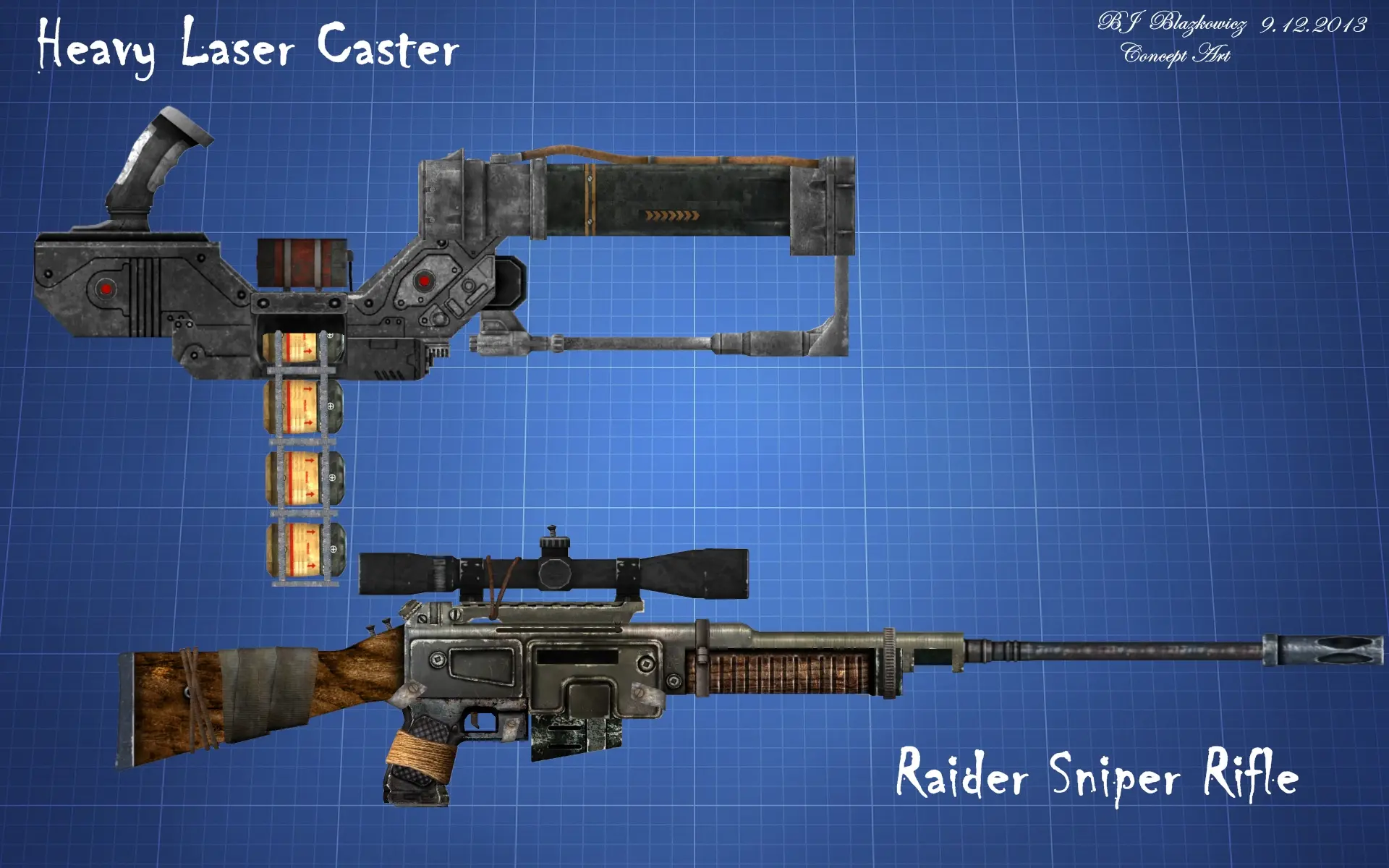 Laser Caster and Raider Sniper Concepts at Fallout New Vegas - mods and ...