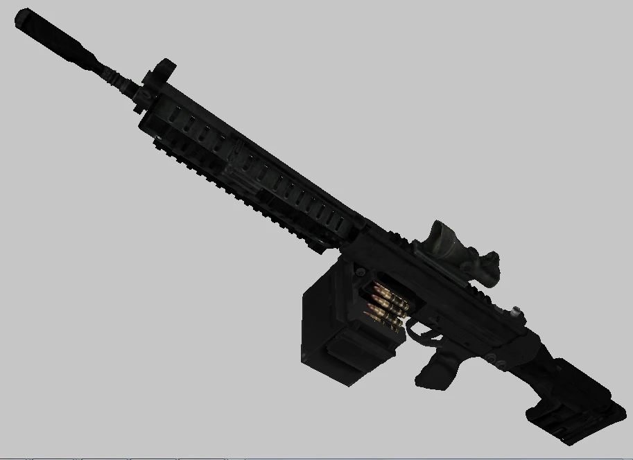 Wanda HK 23 LMG at Fallout New Vegas - mods and community