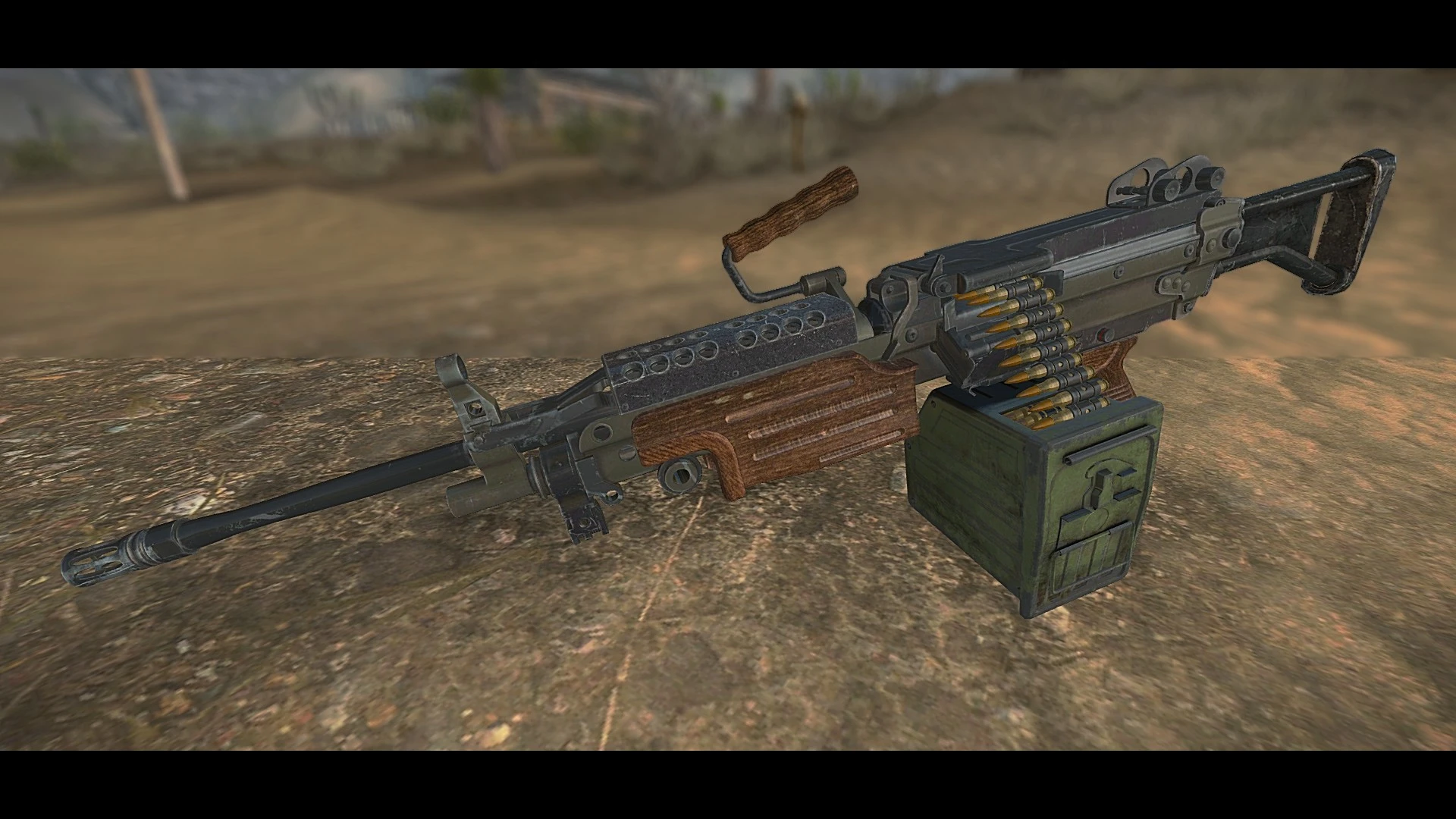 fallout new vegas machine gun